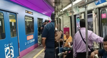 Reportan falla en tren del Metro de Monterrey y desalojan pasajeros en estación Padre Mier