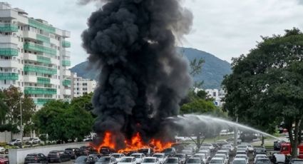 Dos helicópteros chocan en Río de Janeiro; reportan seis fallecidos