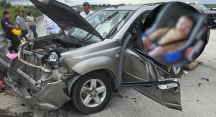 Muere bebé de dos meses tras fuerte accidente en Allende, Nuevo León