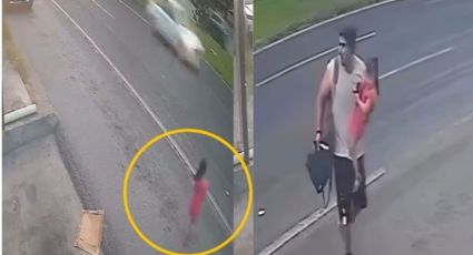 ¿Quién es Alexis Salazar?  El joven que salvó a niña de ser atropellada en la Carretera Nacional
