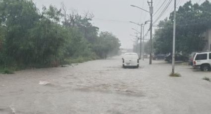 Reportan cierres por inundaciones en avenidas de Monterrey, San Nicolás y Escobedo