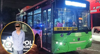 Detienen a hombre de 74 años por presunto abuso sexual en camión urbano de Monterrey