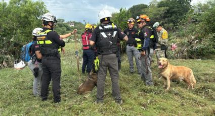 Reanudan búsqueda de hombre arrastrado por la corriente del río Pesquería en Escobedo