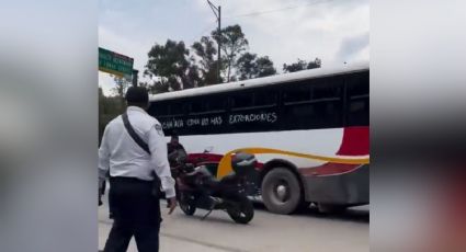 Colapsan Periférico Norte en protesta contra extorsiones