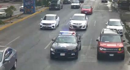 Tránsitos de Monterrey escoltan al hospital a hombre que sufrió un preinfarto
