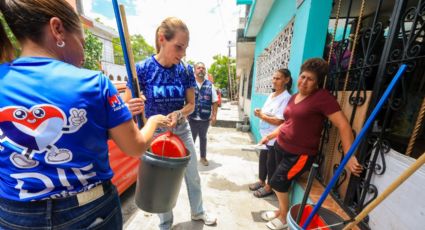 DIF Monterrey entrega ayuda tras lluvias en San Bernabé