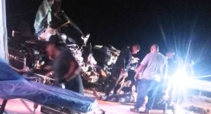 Choque entre tráileres deja un herido grave en Anáhuac