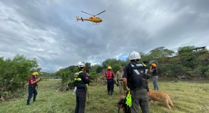 Reinician operativo de búsqueda por desaparecido en el río Pesquería