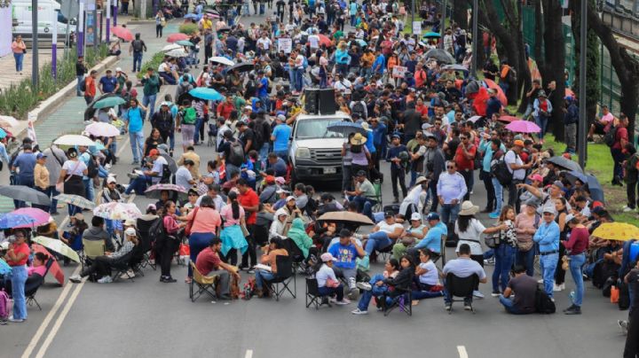 Intenta CNTE llegar al Estadio Ciudad de México