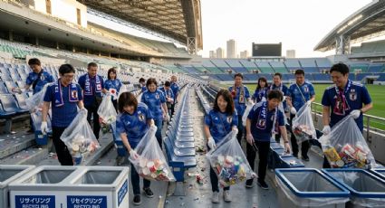Japón pidió 10 mil bolsas para limpiar; Nuevo León les da 20 mil