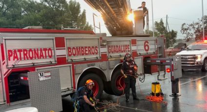 Rescatan a hombre en Río La Silla y buscan a otro arrastrado por la corriente