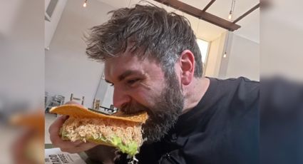 Extranjero prueba por primera vez una tostada tipo Siberia y su reacción se vuelve viral