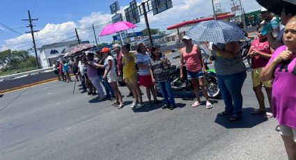 Usuarios de CFE bloquean avenidas por falta de luz en Nuevo León