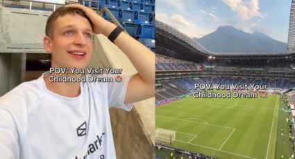 Influencer inglés cumple su sueño de conocer el Estadio Monterrey