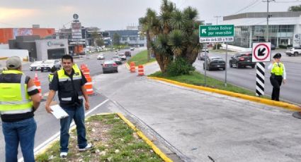 Supervisan ampliación del carril reversible en Paseo de los Leones