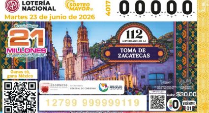Lotería Nacional celebra la Toma de Zacatecas con 21 mdp
