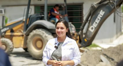 Mónica Oyervides arranca segunda etapa de pavimentación y pluviales en Juárez