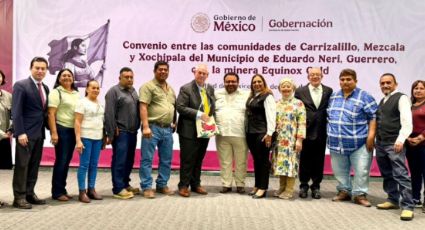 Acuerdan gobierno y pobladores operación de mina en Guerrero