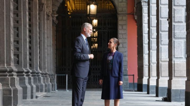 Sheinbaum y rey de España abordan relación bilateral y pueblos originarios