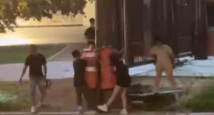 Jóvenes burlan seguridad en Fan Festival y arriesgan su vida