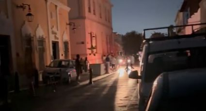 Barrio Antiguo a oscuras: incendio en transformador provoca cierre de calle