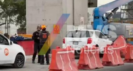 Conductor choca contra maquinaria de Línea 6 del Metro en Guadalupe