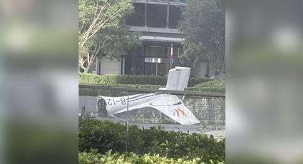 Se estrella avioneta en edificio de Pekín