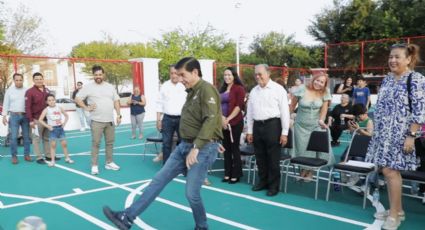 Escobedo estrena canchas deportivas como parte del programa Mundial Social 2026