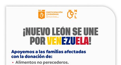 Nuevo León habilita centro de acopio para damnificados por sismos en Venezuela