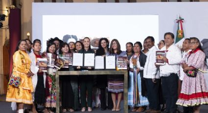 Sheinbaum firma consulta para Ley General de Pueblos Indígenas