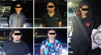 Captura a cinco presuntos narcomenudistas; aseguran más de 100 dosis de droga