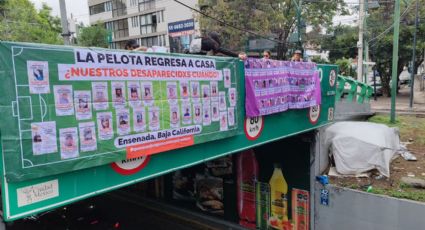 Madres buscadoras protestan en puentes vehiculares de CDMX