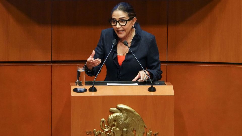 La senadora por Movimiento Ciudadano, Alejandra Barrales.