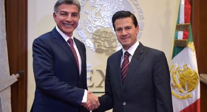 Recibe Peña Nieto en Los Pinos al gobernador electo de Puebla