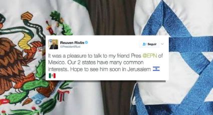 Presidente de Israel se disculpa con EPN por tuit de Netanyahu