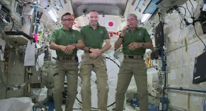 Astronautas festejan el Día de Acción de Gracias desde las alturas 