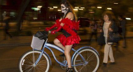 Catrinas saldrán en bici esta noche a las calles de CDMX