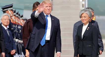 Trump aterriza en Corea del Sur; discutirá la 'amenaza norcoreana'