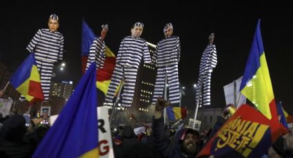 Protestan 300 mil rumanos en Bucarest contra despenalización de la corrupción