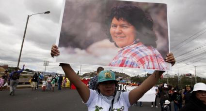 Protestan indígenas en Honduras a un año de la muerte de Berta Cáceres