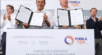 Sedesol y gobierno de Puebla firman convenio para mejorar estancias infantiles