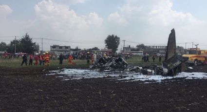 Se desploma aeronave en el Aeropuerto de Toluca; reportan dos fallecidos