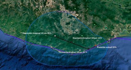 'Calvin' toca tierra en costas de Oaxaca; Semar activa el 'Plan Marina'