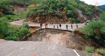 'Beatriz' ocasiona 22 derrumbes en Oaxaca: SCT