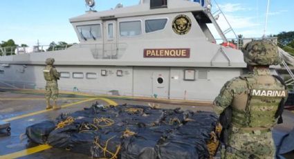 Semar asegura casi 600 kilos de cocaína en Chiapas; no hay detenidos