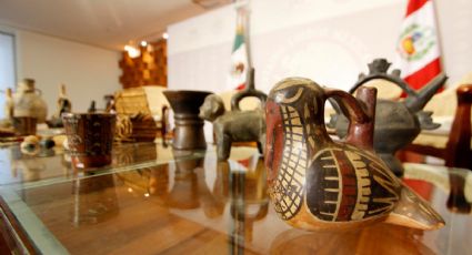 México restituye objetos precolombinos a Perú, informa SRE