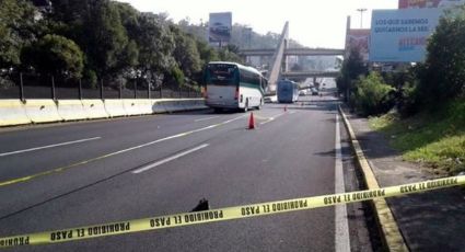 Muere una persona luego de ser atropellada por varios vehículos en la México-Toluca