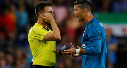 Ronaldo es suspendido con 5 partidos tras empujón a árbitro  