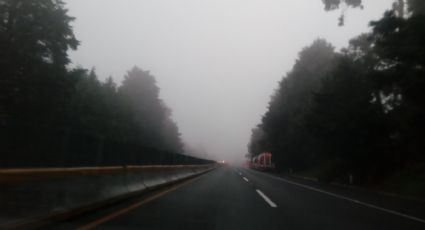 Se registra niebla en autopista México-Cuernavaca 