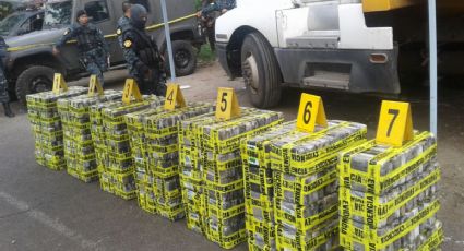 Autoridades de Guatemala decomisan 650 kilos de cocaína ocultos en un camión